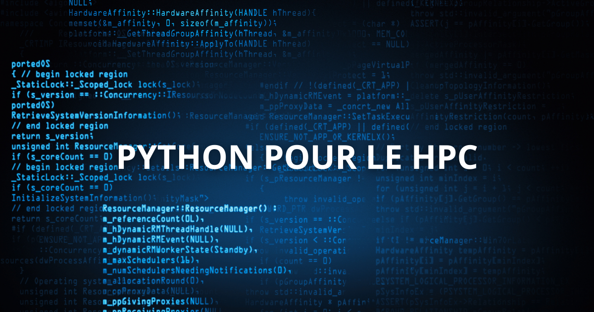 Python pour le HPC